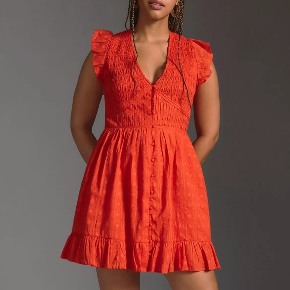 HTF Anthropologie The Peregrine Mini Dress